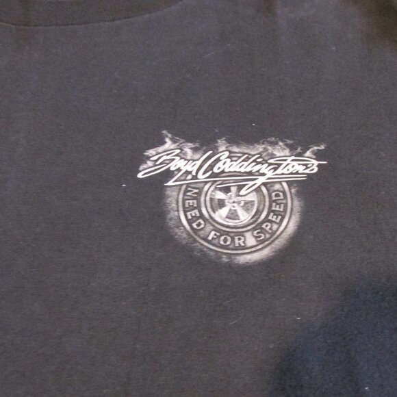 Boyd Coddings "Need for Speed"  Black T-Shirt - Medium - Picture 4 of 4